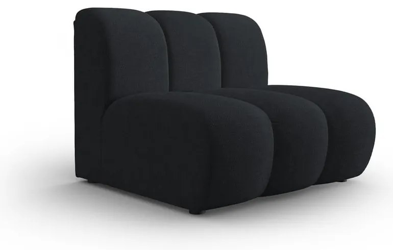 Fekete kanapé modul Lupine – Micadoni Home