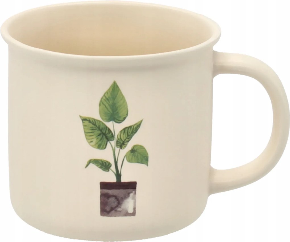 Porcelán bögre 355 ml Növény cserépben