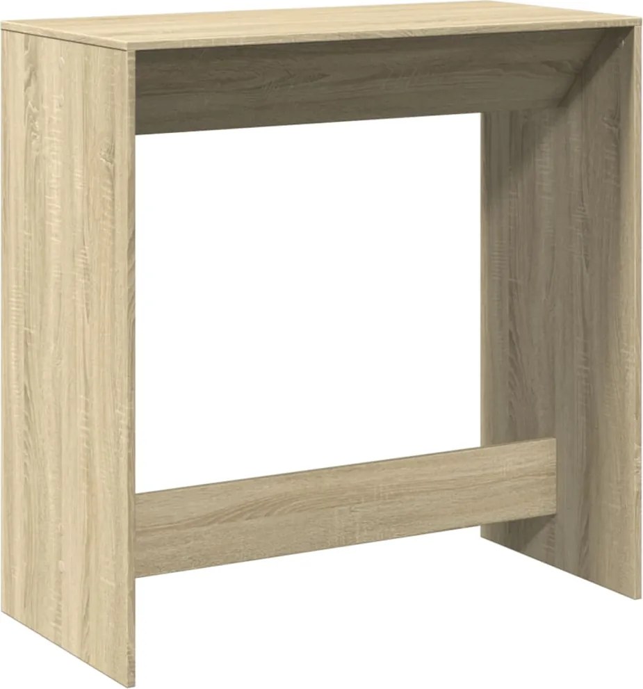vidaXL sonoma tölgy színű szerelt fa bárasztal 102 x 50 x 103,5 cm