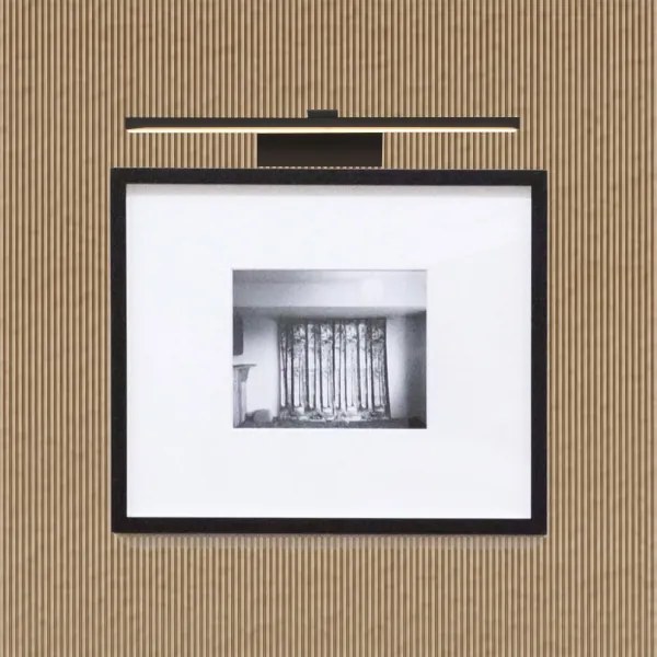 LED Képmegvilágító LED/9W/230V 3000K 39 cm fekete