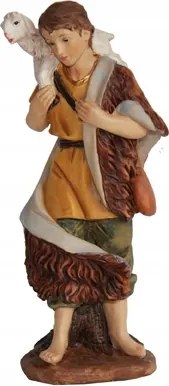Betlehem figura 'Pásztor báránysal'- 10,5cm magas 11cm magas figurákhoz