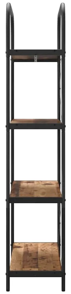 Könyvespolc Régi fa 80 x 30 x 146 cm Faanyag