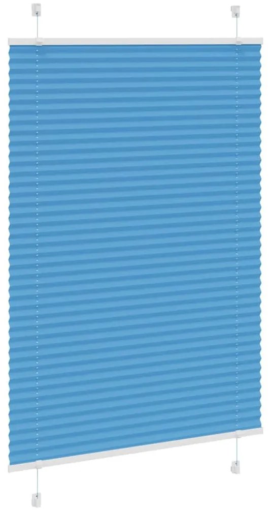 pliszírozott redőny kék 90x150 cm szövetszélesség 89,4 cm