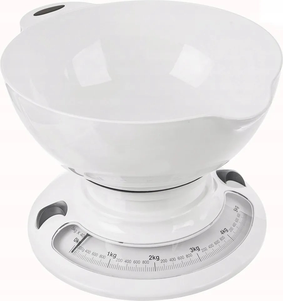 Hagyományos mechanikus konyhai mérleg 5 kg-os termékmérleg tállal