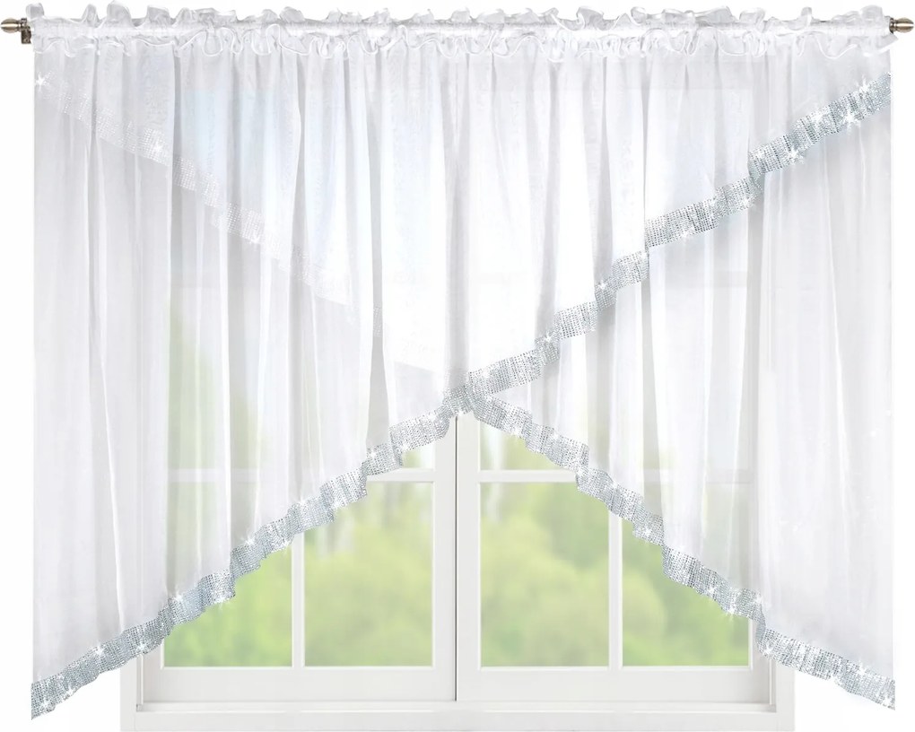 Függöny Kész Fátyol 150x400 Strassz Alagút Béka