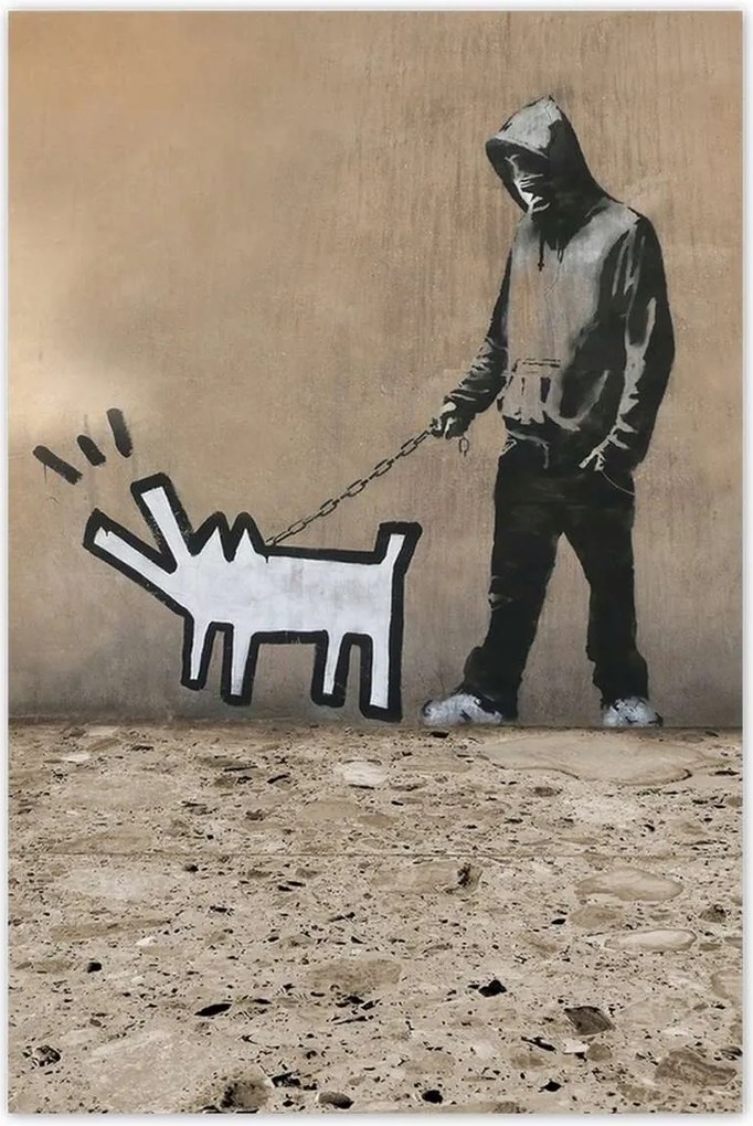 Poszterek 80x120 Banksy Kutya