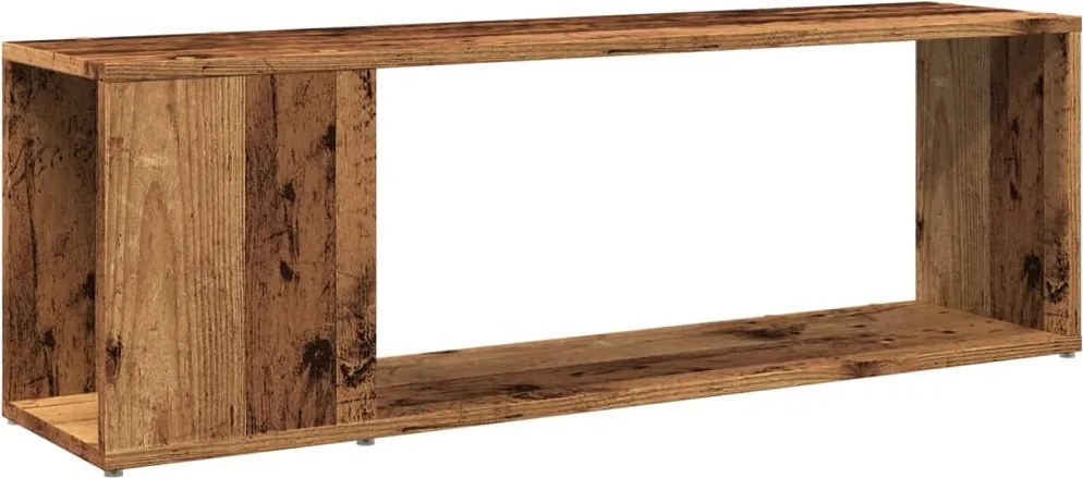 vidaXL antik fa színű szerelt fa TV-szekrény 100 x 24 x 32 cm