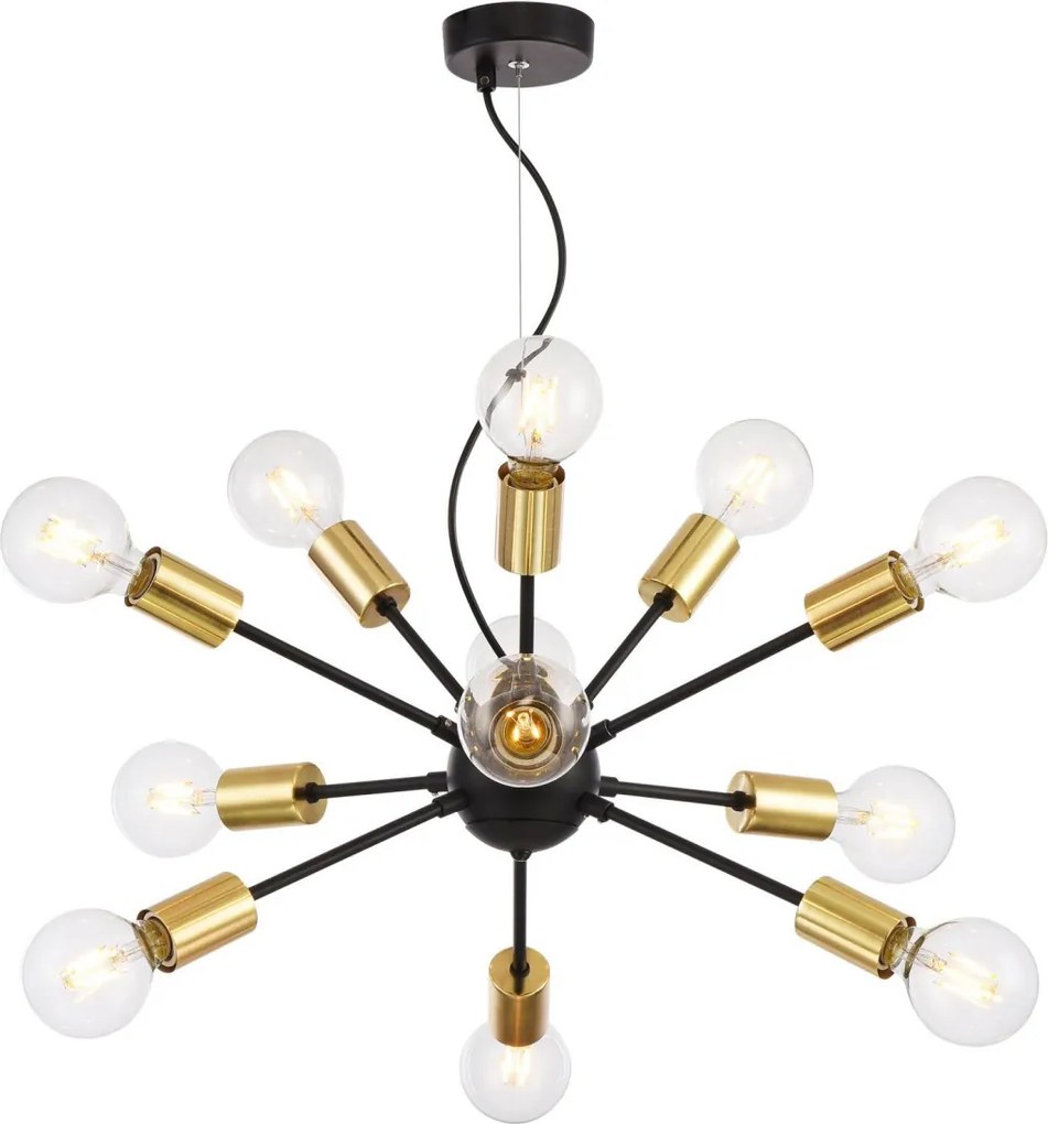Maytoni JACKSON T546PL-12B Függőlámpa 12xE27/7W IP20