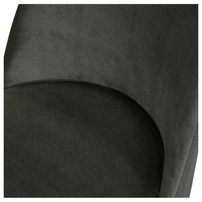 Sötétzöld bársony étkezőszék szett 2 db-os Vogue – WOOOD