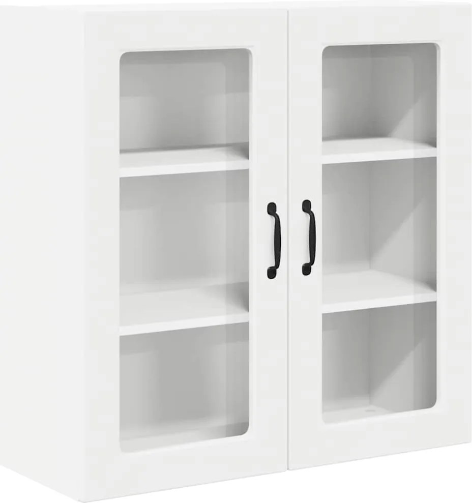 vidaXL Konyhaszekrény polcokkal ajtóval Fehér 80 x 31 x 80 cm Faanyag