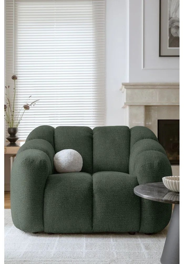 Sötétzöld fotel Shell – Miuform