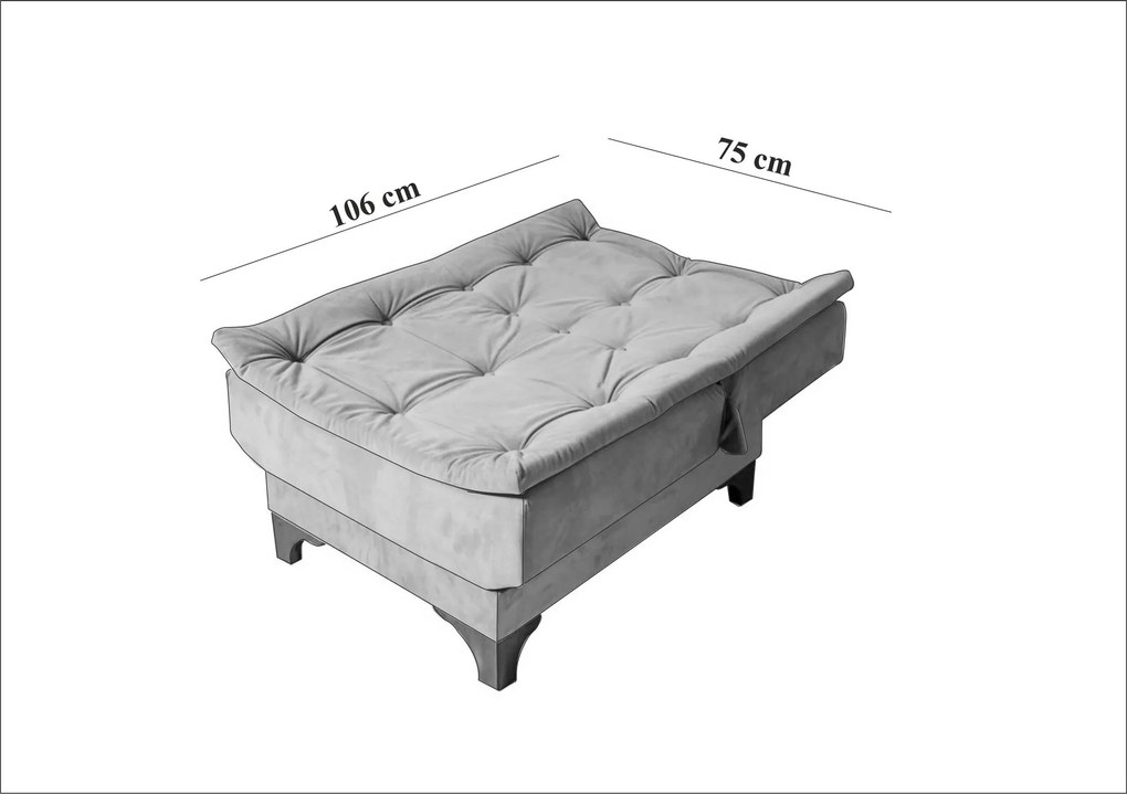 Relax fotel Keid B (sötétkék). 1087850