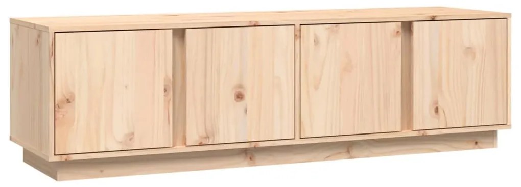 tömör fenyőfa TV-szekrény 140 x 40 x 40 cm