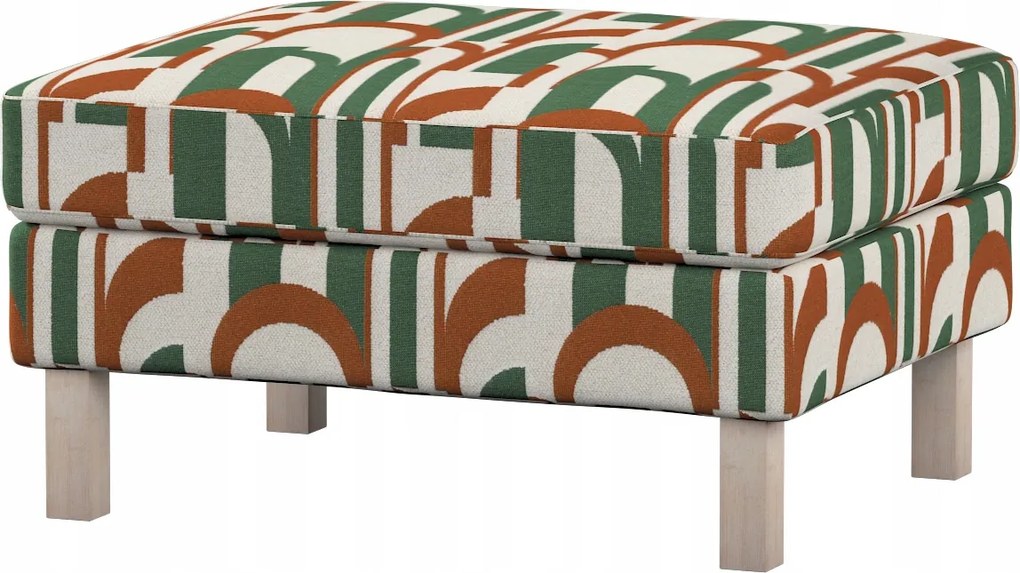 Karlstad Ikea lábtartó huzat, zöld