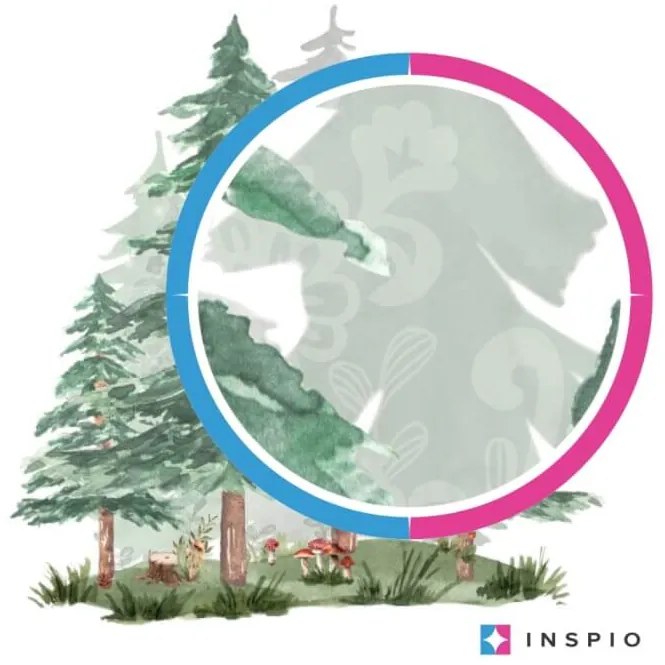 INSPIO Falmatricák - Nyuszik az erdőben