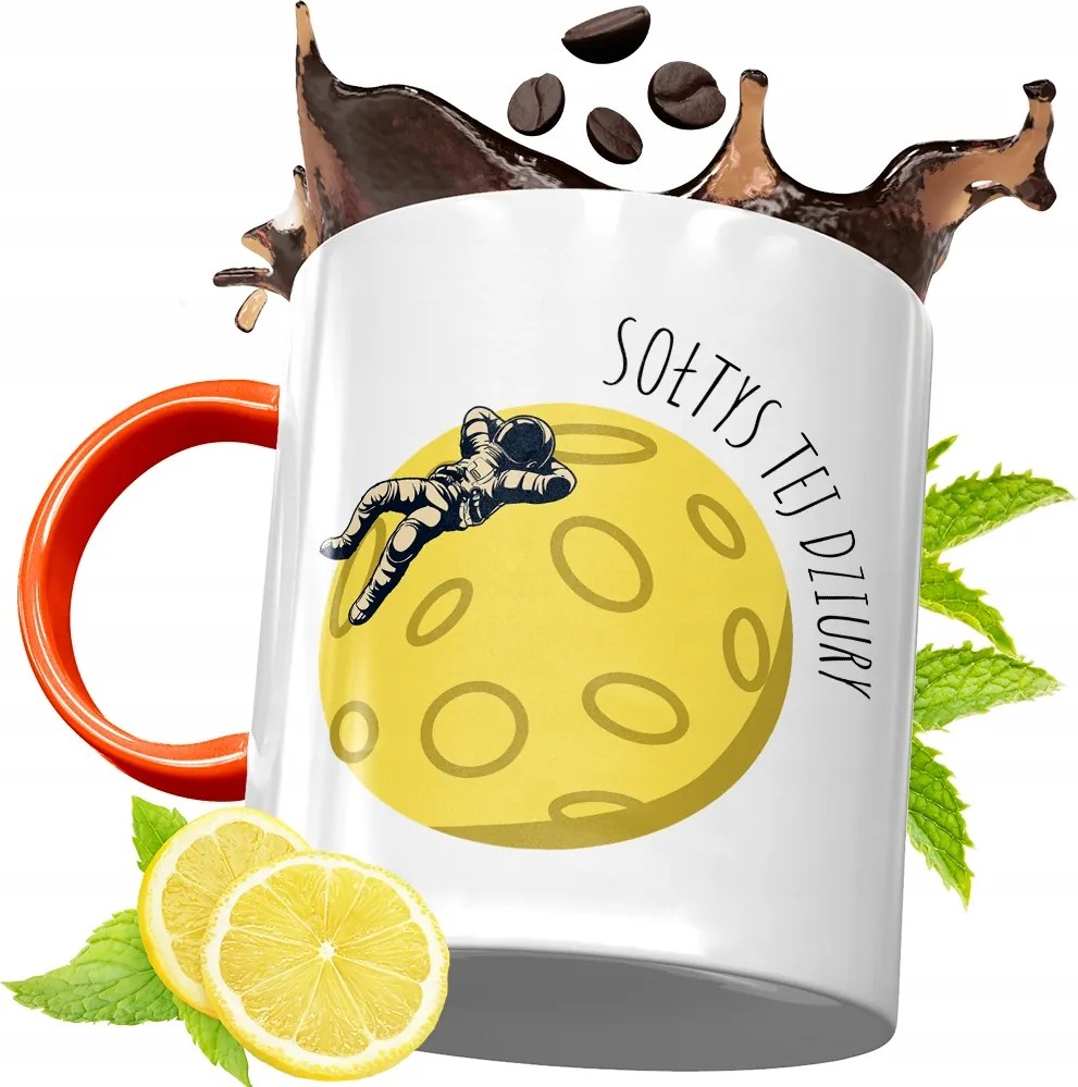 Narancssárga Bögre Soltys Ajándék fényképes nyomtatással