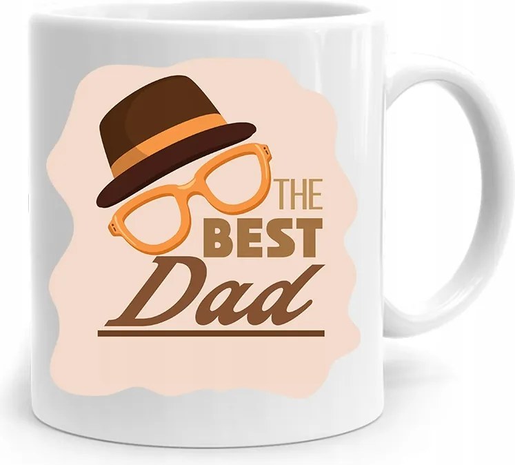 Apák Napi Bögre Apáknak The Best Dad Ajándék fényképes nyomtatással