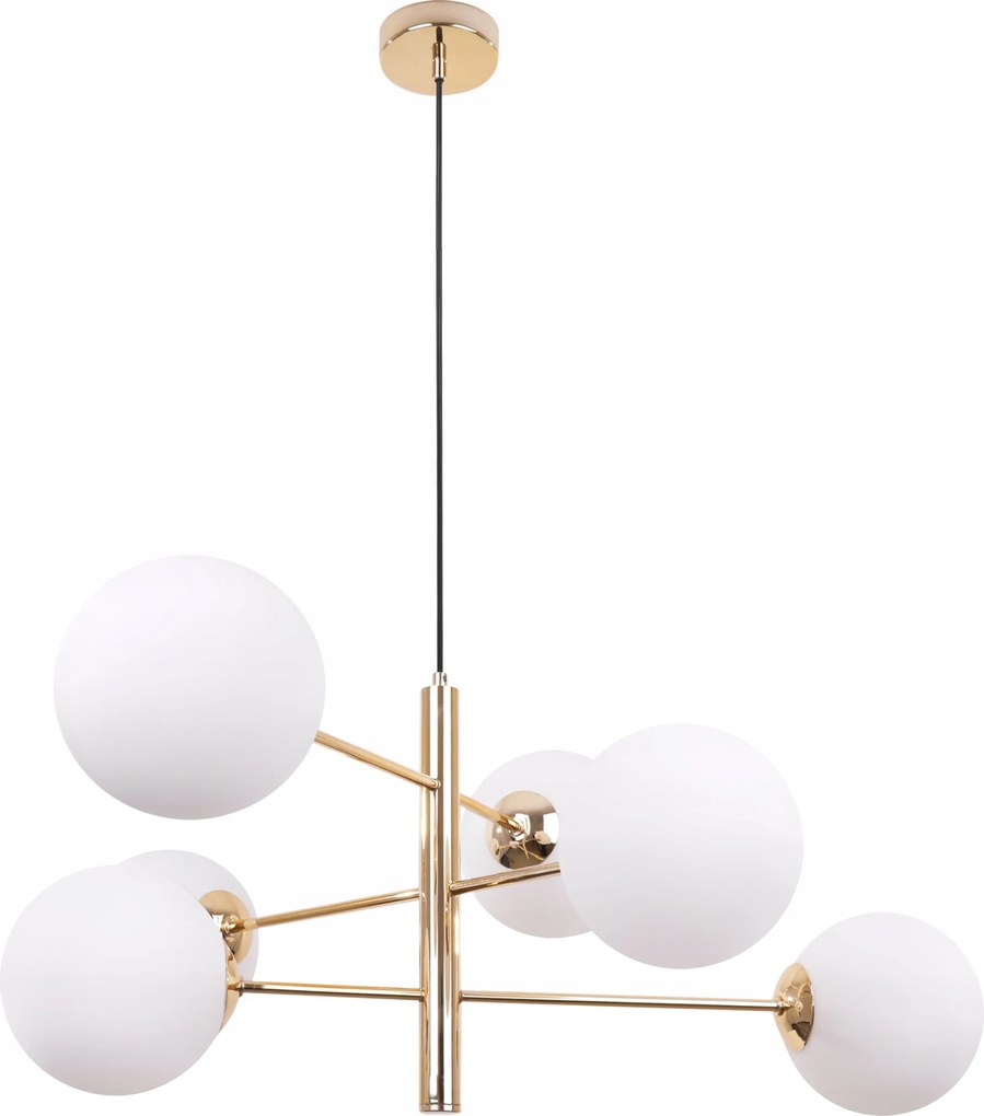 Mennyezeti Lámpa Lógó Csillár Arany Csillogó Loft Hálószoba Gömbök