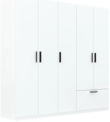 LITA Gardrobeszekrény Fehér Színben 225 cm