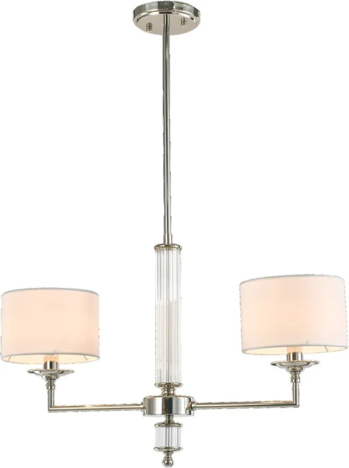 Cosmolight SUTTON P02453NI-WH Plafonlámpa 2x40W/E14 ip20