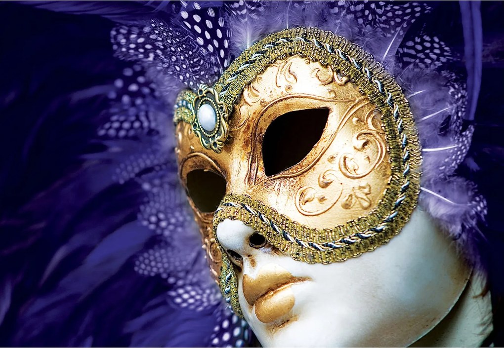 Fotótapéta Velencei maszkok farsangi elegancia a nappaliba 300x210 +ragasztó