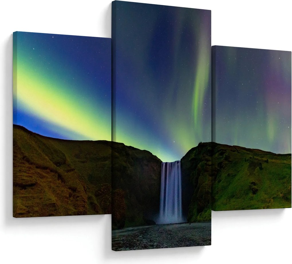 Kép - Aurora Borealis Izlandon (90x60 cm)