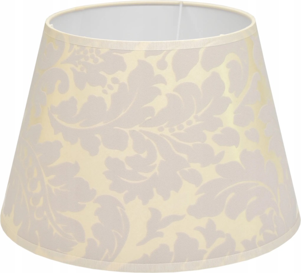 Glamour E27 lámpaernyő padlólámpához 20/30 h20 Vicari Bézs Levelek