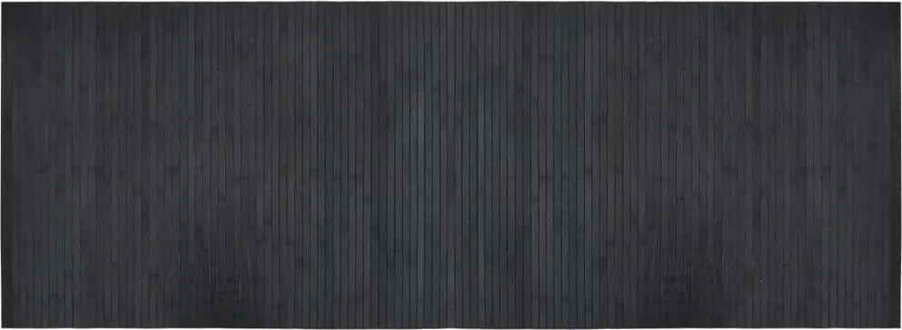 vidaXL négyszögletű szürke bambusz szőnyeg 70 x 200 cm