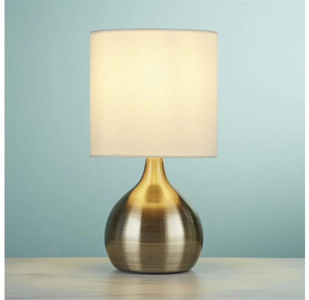 Searchlight EU3923AB - Asztali lámpa TOUCH 1xE14/40W/230V