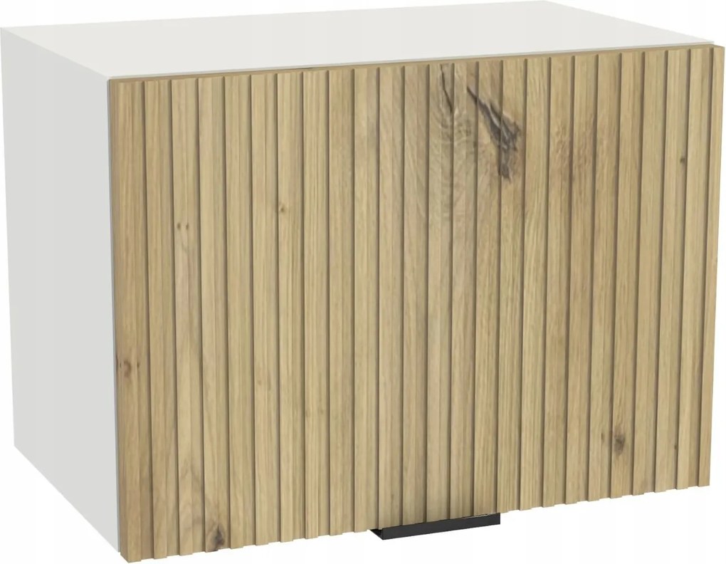 Konyhaszekrény felső páraelszívó 50/36 Vigo fehér front Ryfla tölgy Artisan