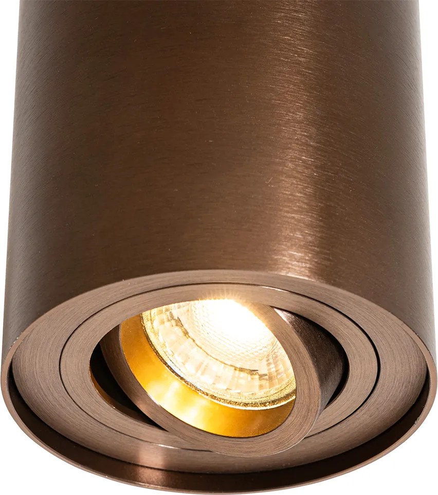 4 darabos modern süllyesztett spotlámpa szett sötét bronz forgatható és dönthető - Rondoo Up