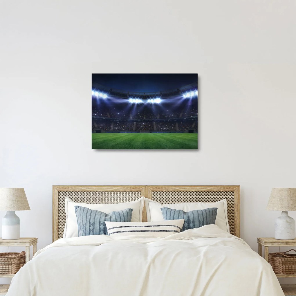 Üveg kép - Labdarúgó stadion (70x50 cm)