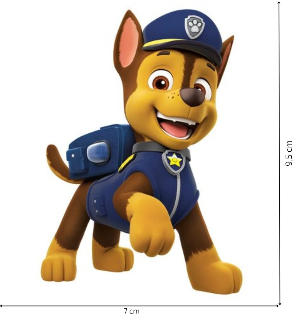 PIPPER. Matrica a kapcsoló felett "PAW Patrol - Chase"