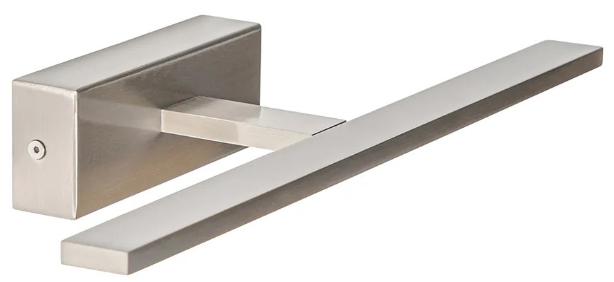 Acél fali lámpa 41,5 cm LED-del IP44 - Jerre