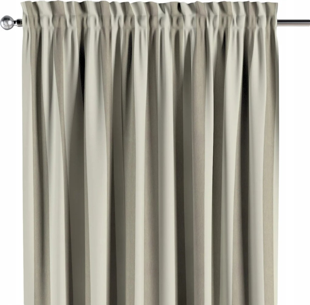 Csatornafüggöny frufruval 1 db 140x260cm bézs