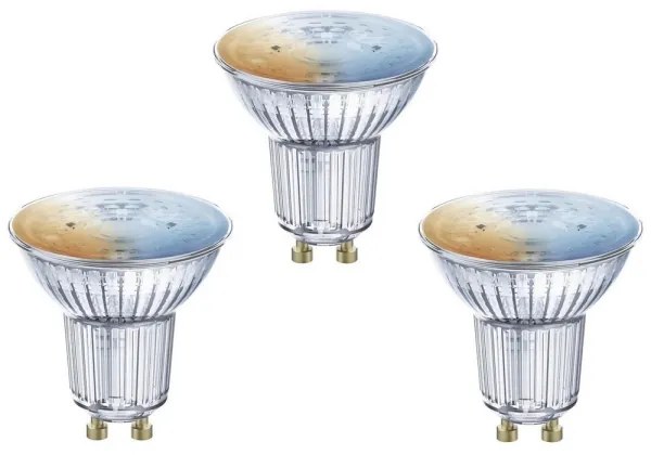 SET 3x LED fényerő-szabályozós izzó  SMART+ GU10/5W/230V 2700K-6500K - Ledvance