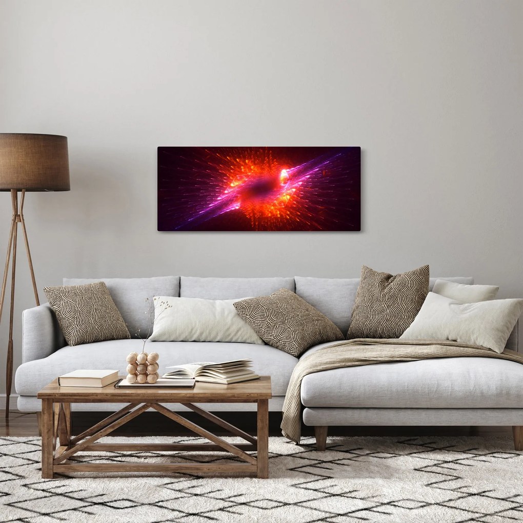 Modern tüskés absztrakció képe (120x50 cm)