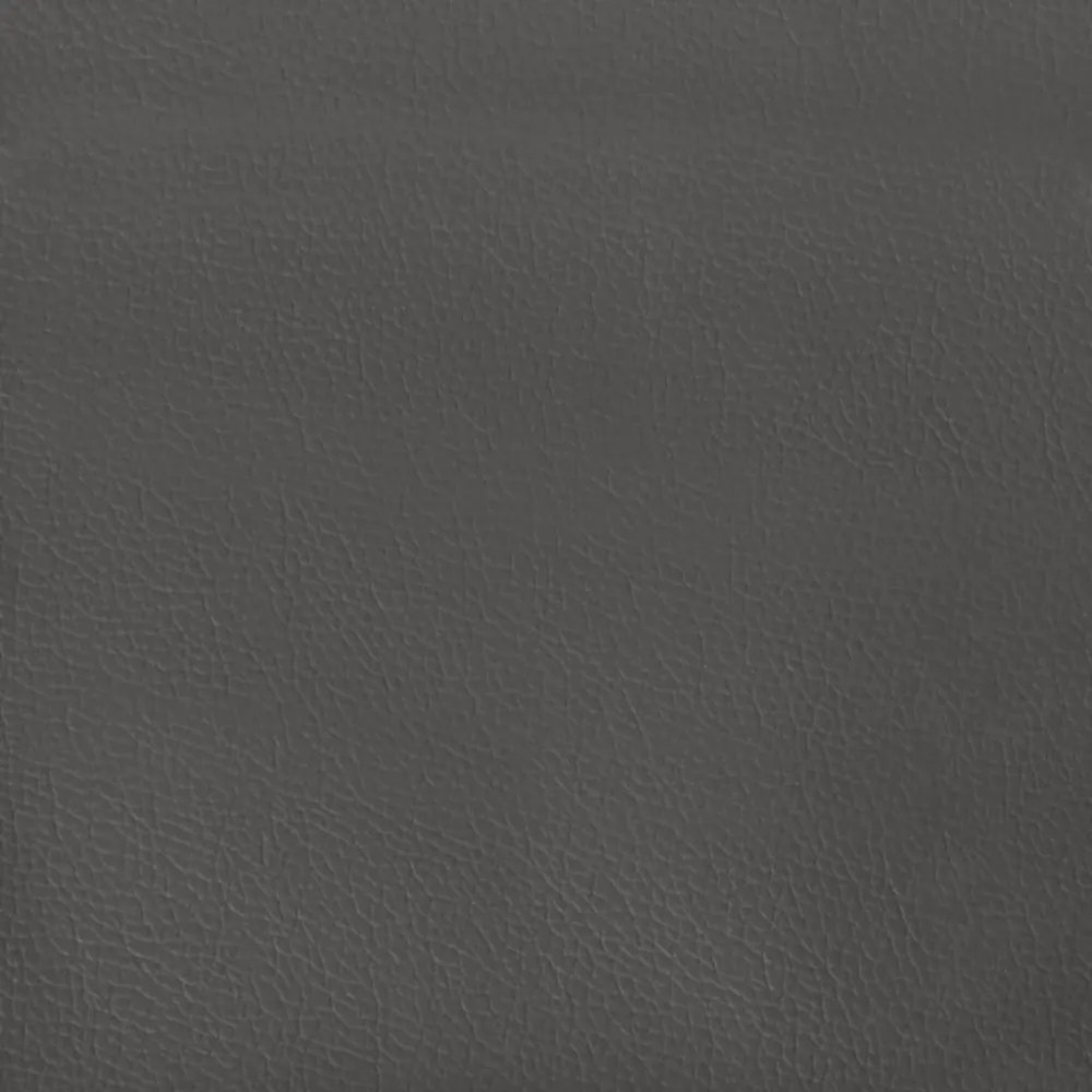 szürke műbőr ágykeret 120x200 cm