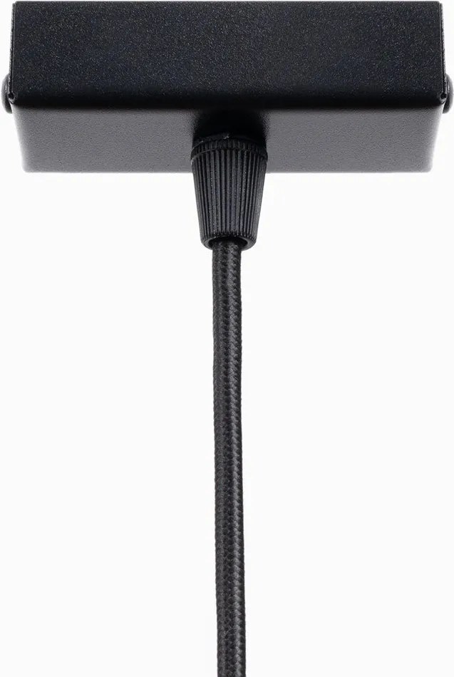 Fekete fém LED függőlámpa Nebula – Sollux