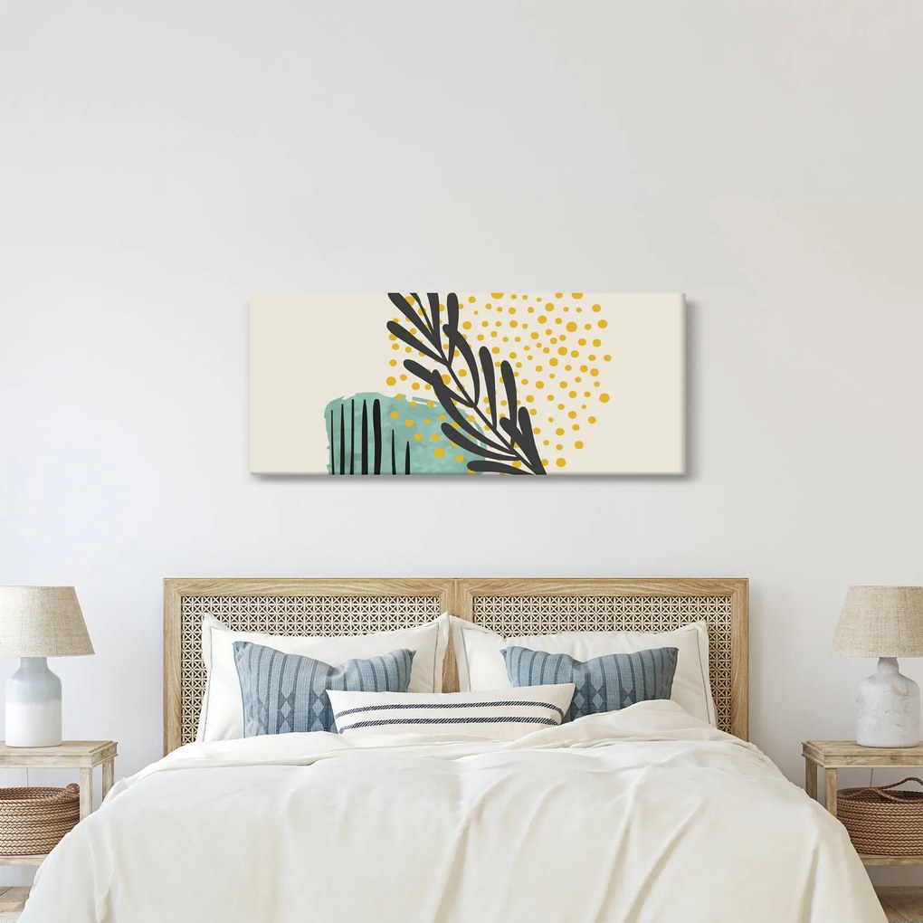 Kép - Absztrakt lapok N⁰3 (120x50 cm)