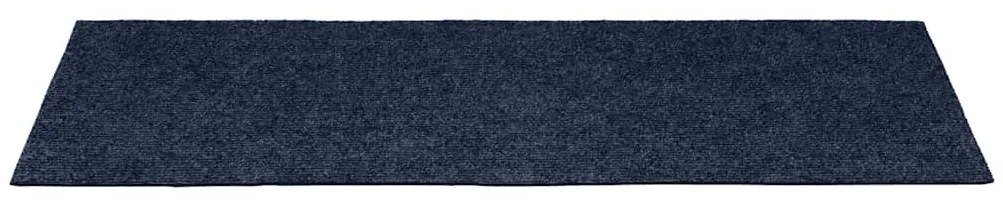 30 db kék lépcsőszőnyeg öntapadós téglalap alakú 60x25 cm