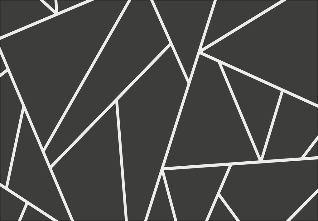 Fotótapéta Geometria Absztrakt Vonalak Figurák sötét háttéren 200x140 +ragasztó