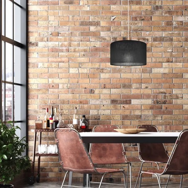 Csillár zsinóron SIRJA 1xE27/60W/230V fekete