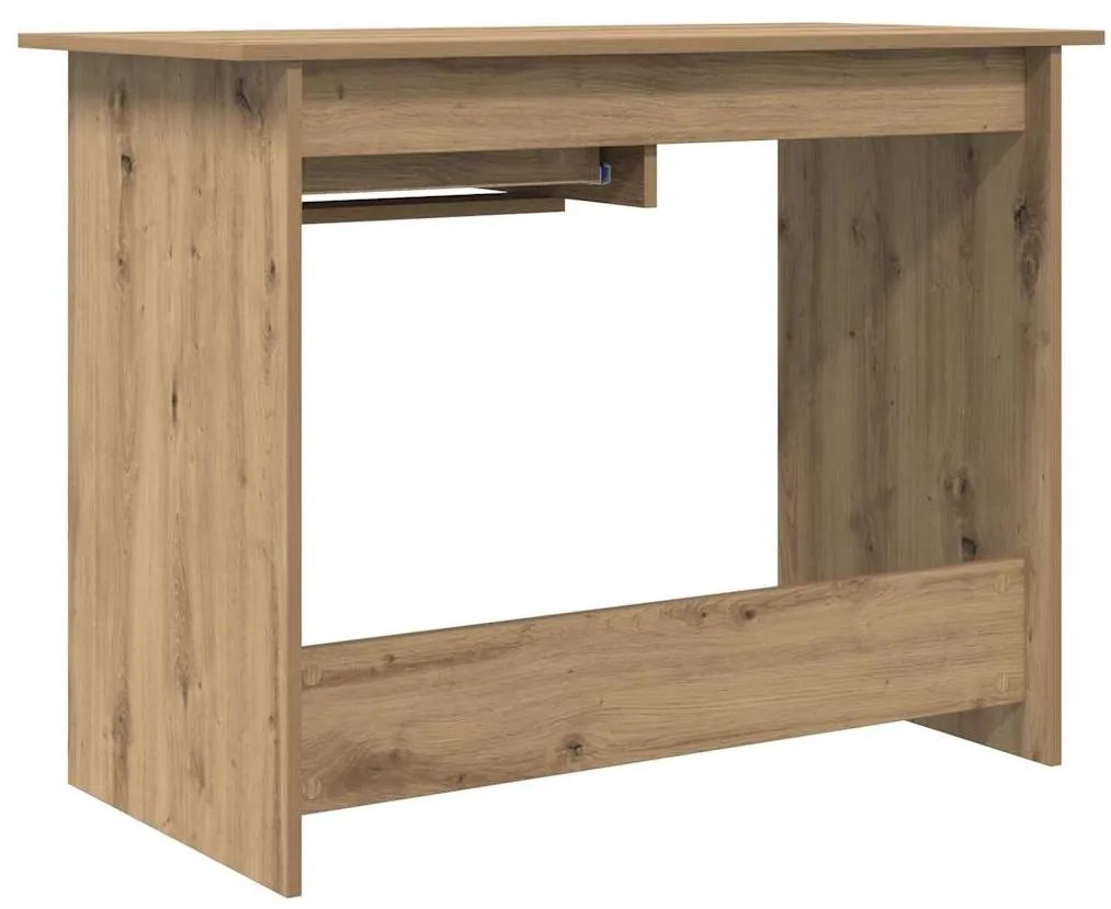 Asztal fiókkal kézműves tölgy 100 x 50 x 76 cm Faanyag
