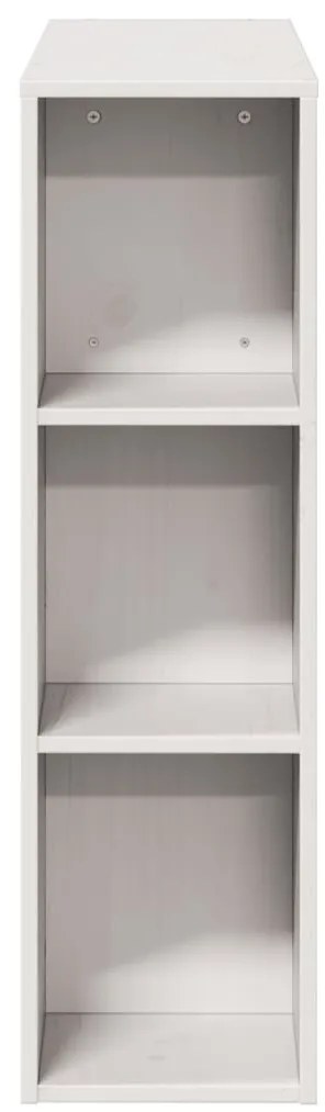fehér tömör fenyőfa fejtámla tárolóval 100 cm