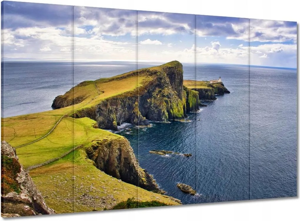 Vászonkép 100x70 Világítótorony Tengerparti kilátás