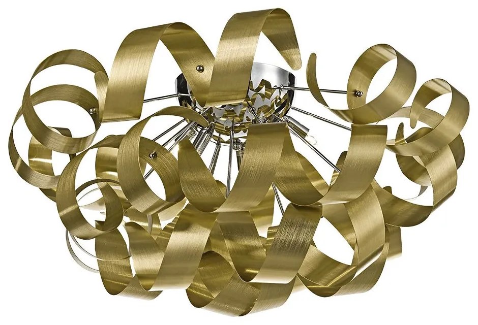 PREZENT 64362 RIBBON IV. Glamour Mennyezeti Lámpa Króm, Arany G9 IP20