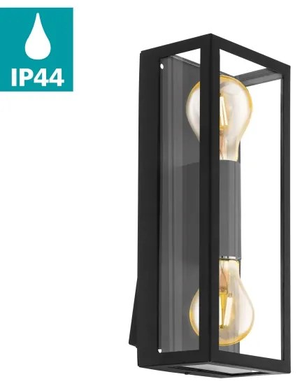 Eglo 98273 - Kültéri fali lámpa ALAMONTE 2xE27/60W/230V IP44