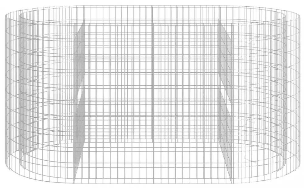 horganyzott vas gabion magaságyás 200x100x100 cm