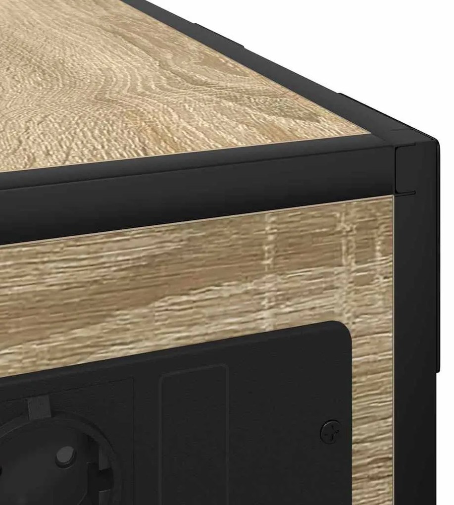 Éjjeli asztal sonoma tölgy Faanyag